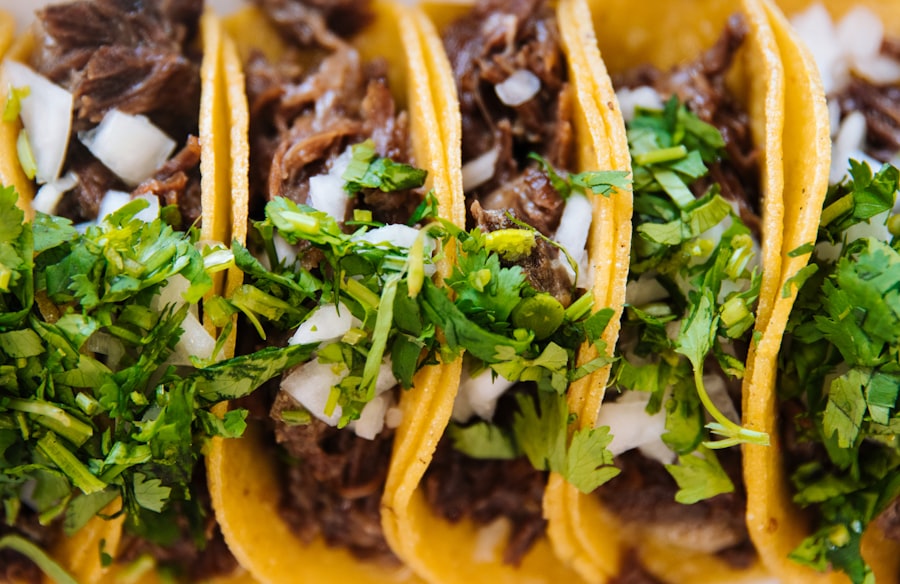 Tacos al pastor de la Taquería El Güero